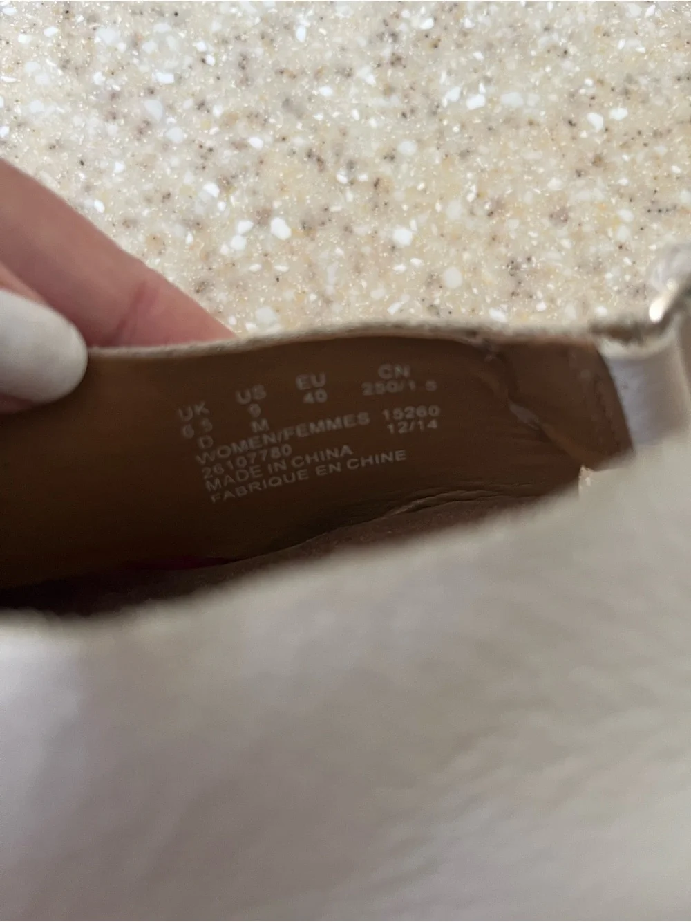 Clarks Cream Leather Crossband Slingback Espadrille size 9